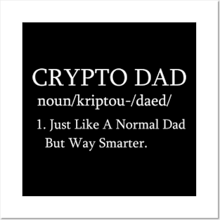 Crypto Dad Noun Definition Posters and Art